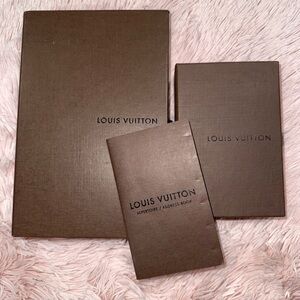 Louis Vuitton Vintage Box and Address Book Bundle